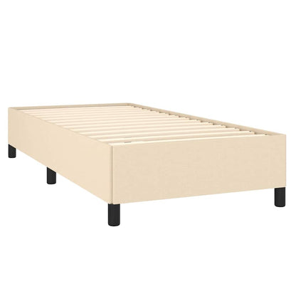 Giroletto senza Materasso Crema 80x200 cm in Tessuto