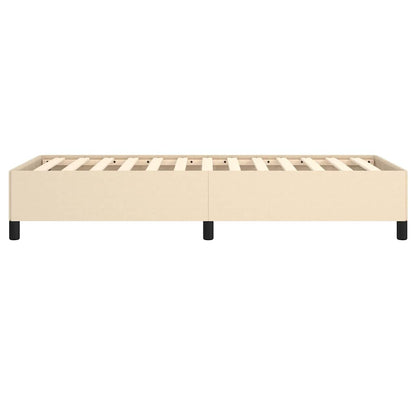 Giroletto senza Materasso Crema 90x190 cm in Tessuto