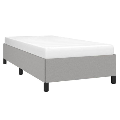 Giroletto senza Materasso Grigio Chiaro 90x200 cm Tessuto