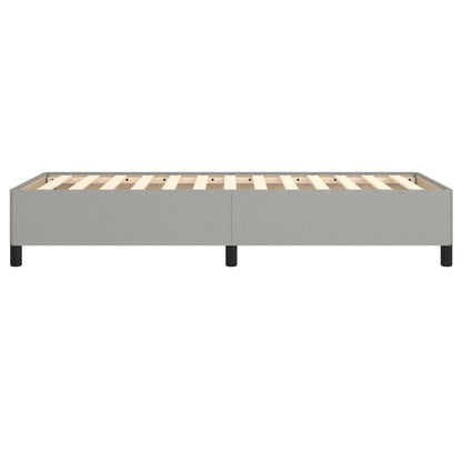 Giroletto senza Materasso Grigio Chiaro 90x200 cm Tessuto - homemem39