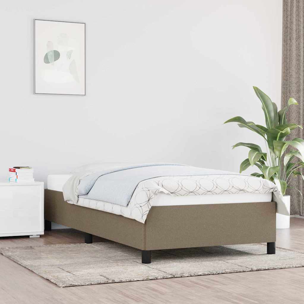 Giroletto senza Materasso Tortora 90x200 cm Tessuto