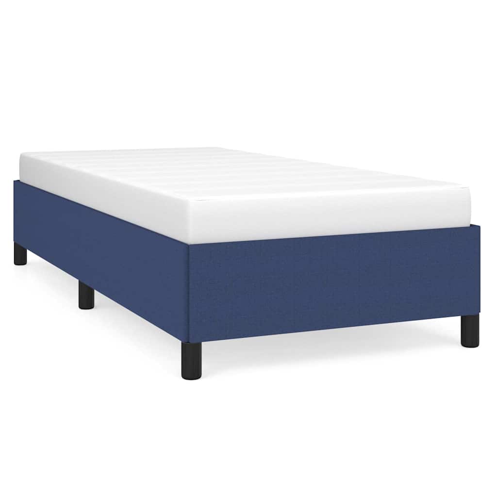 Giroletto senza Materasso Blu 90x200 cm in Tessuto