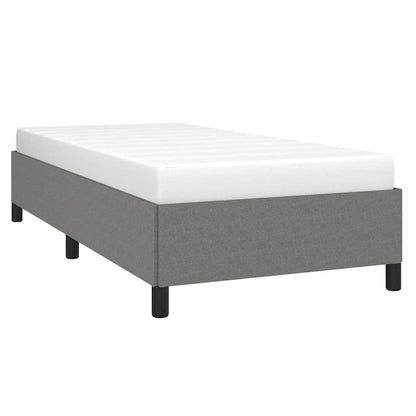 Giroletto senza Materasso Grigio Scuro 100x200 cm Tessuto