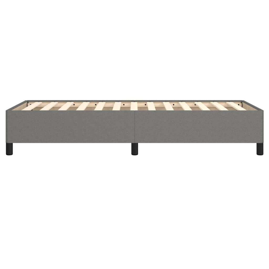 Giroletto senza Materasso Grigio Scuro 100x200 cm Tessuto