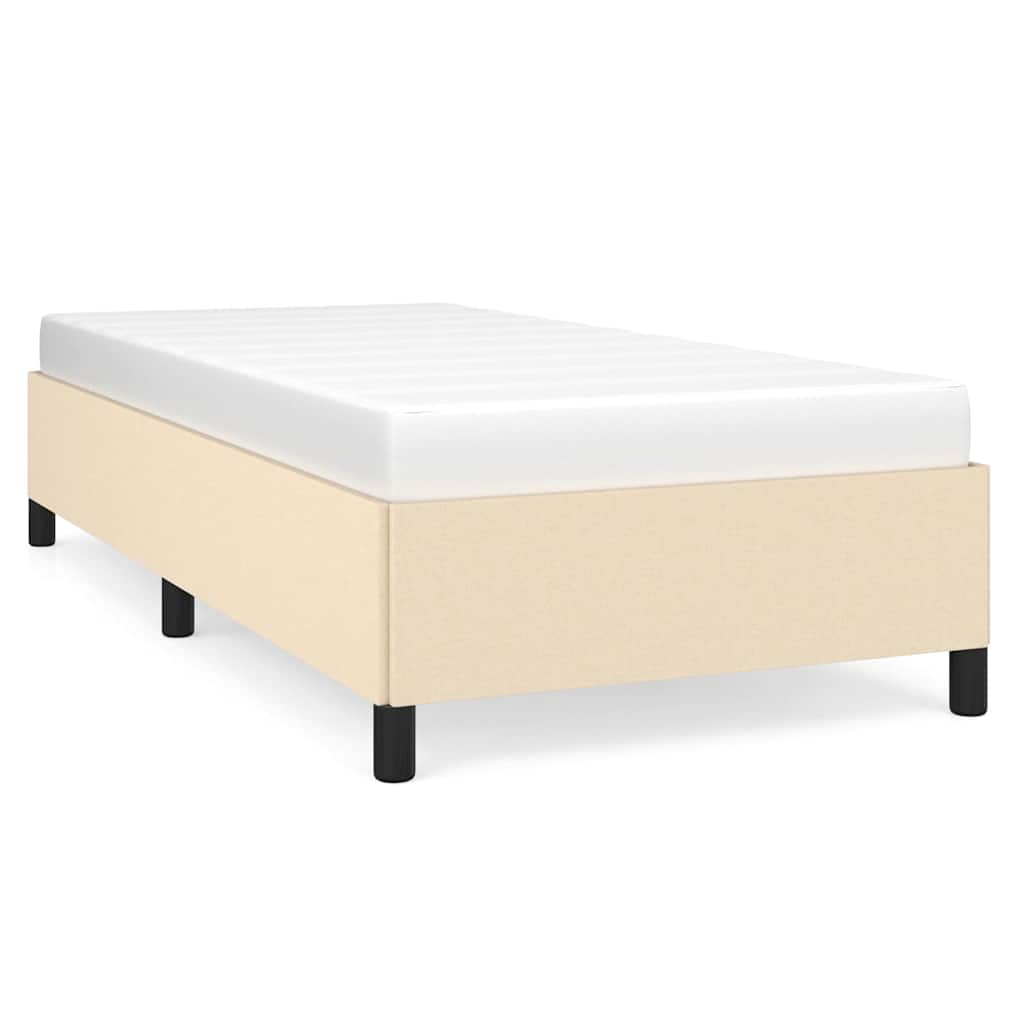 Giroletto senza Materasso Crema 100x200 cm in Tessuto