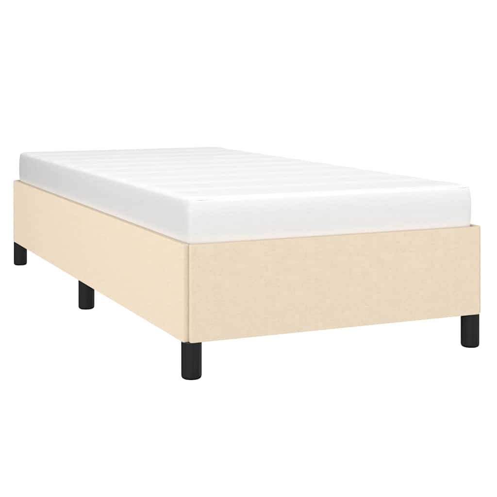 Giroletto senza Materasso Crema 100x200 cm in Tessuto