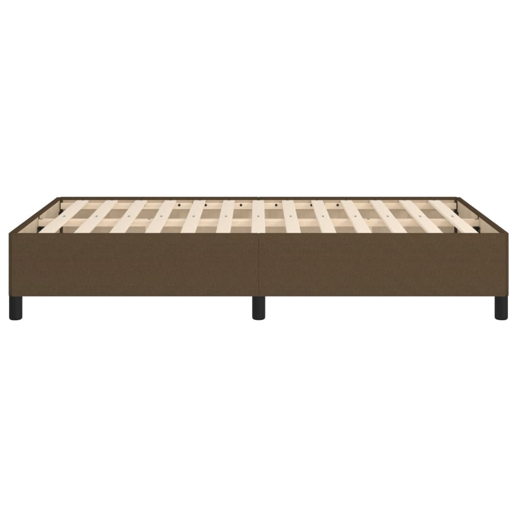 Giroletto senza Materasso Marrone Scuro 120x200 cm Tessuto | homemem39