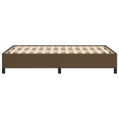 Giroletto senza Materasso Marrone Scuro 120x200 cm Tessuto | homemem39