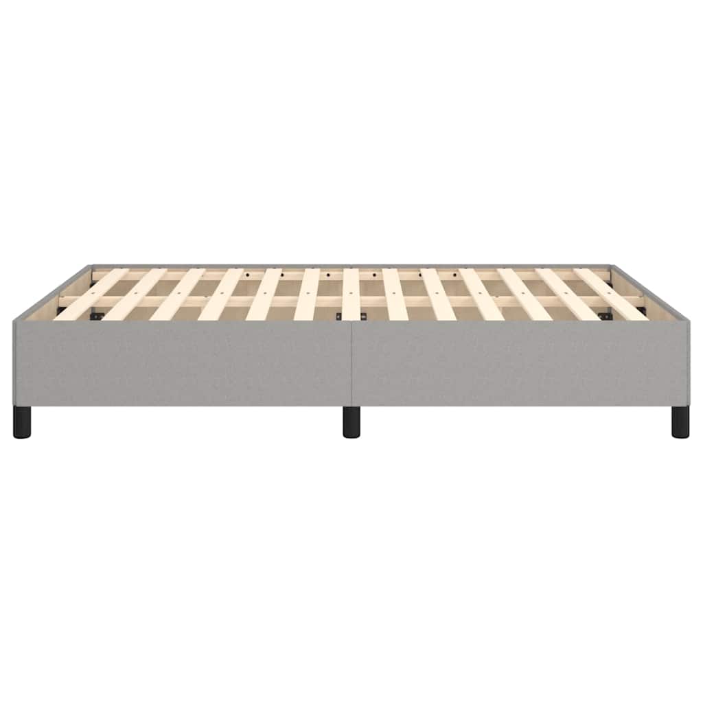 Giroletto senza Materasso Grigio Chiaro 140x190 cm Tessuto
