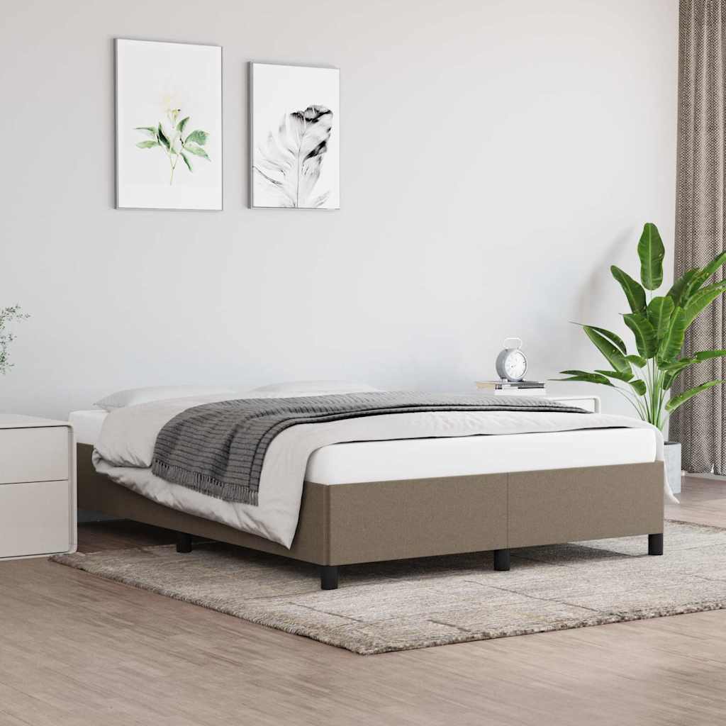 Giroletto senza Materasso Tortora 140x190 cm in Tessuto