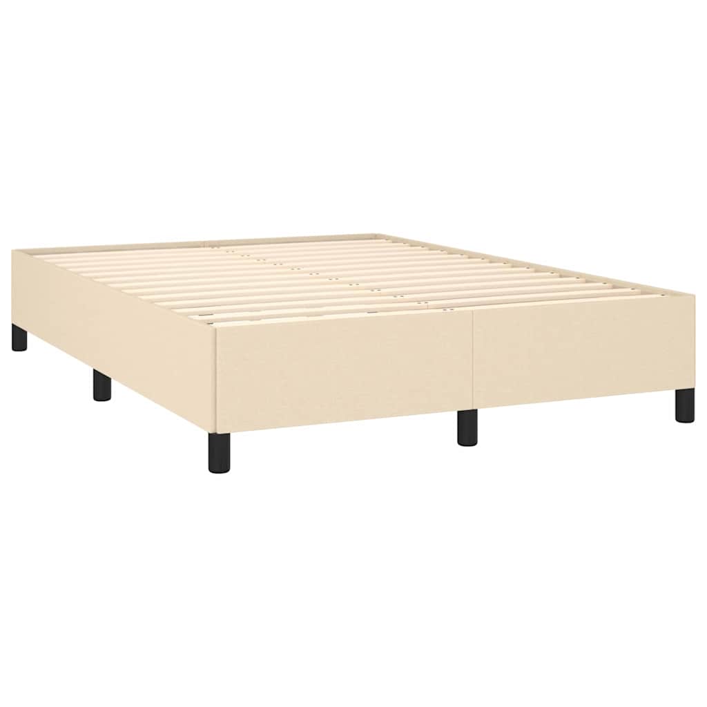 Giroletto senza Materasso Crema 140x190 cm in Tessuto