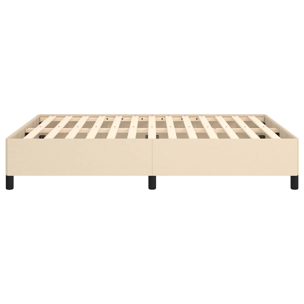 Giroletto senza Materasso Crema 140x190 cm in Tessuto