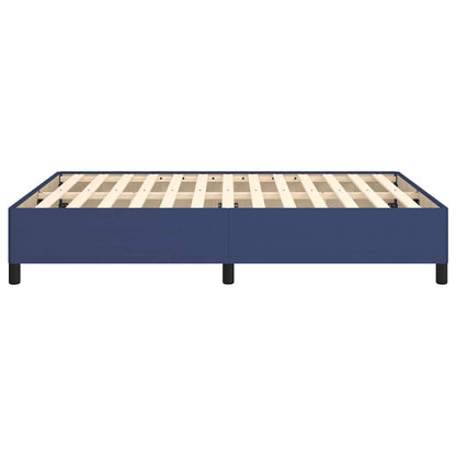 Giroletto senza Materasso Blu 140x190 cm in Tessuto
