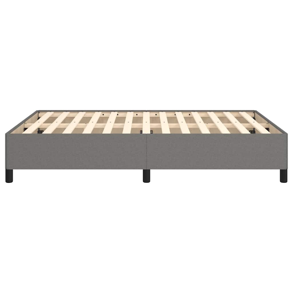 Giroletto senza Materasso Grigio Scuro 140x200 cm Tessuto