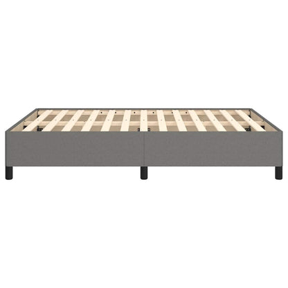 Giroletto senza Materasso Grigio Scuro 140x200 cm Tessuto