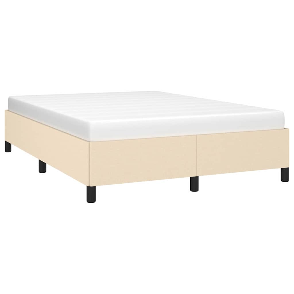 Giroletto senza Materasso Crema 140x200 cm in Tessuto