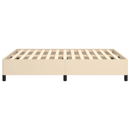 Giroletto senza Materasso Crema 140x200 cm in Tessuto