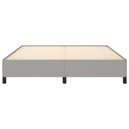 Giroletto senza Materasso Grigio Chiaro 160x200 cm Tessuto