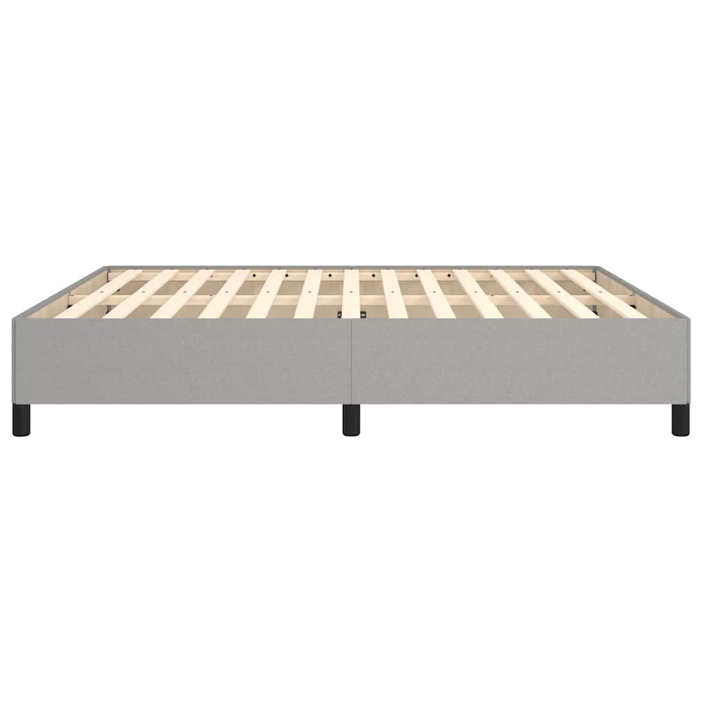 Giroletto senza Materasso Grigio Chiaro 160x200 cm Tessuto