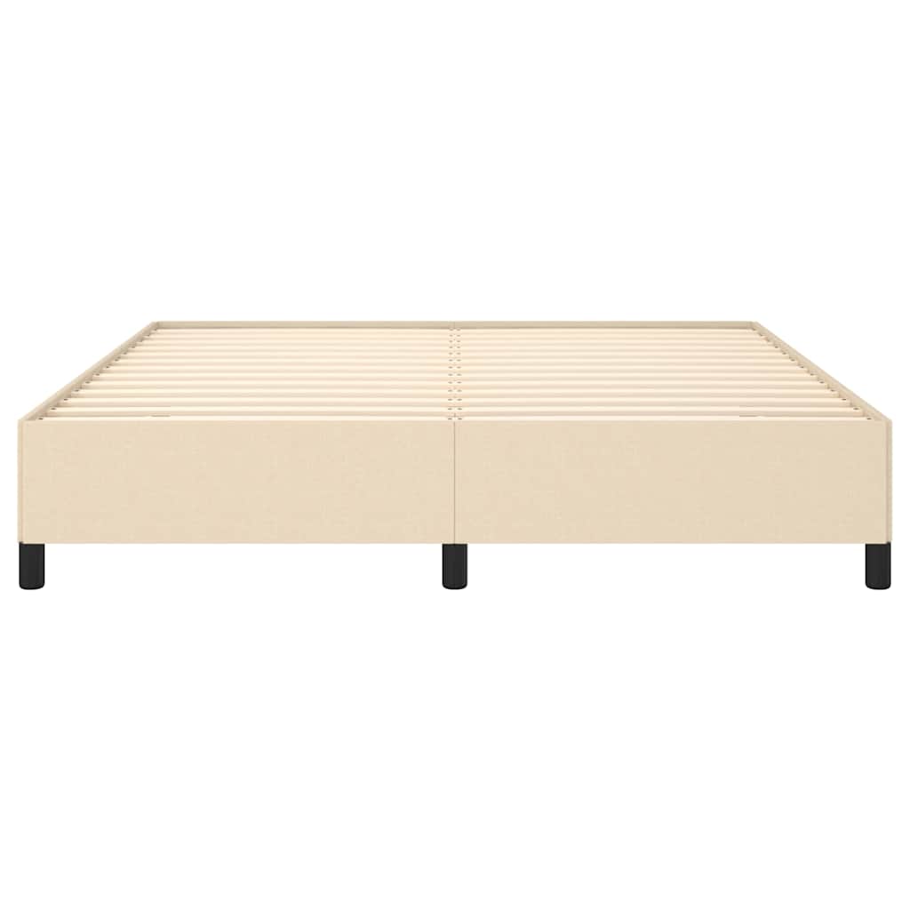 Giroletto senza Materasso Crema 160x200 cm in Tessuto