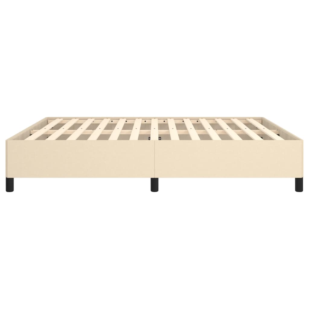 Giroletto senza Materasso Crema 160x200 cm in Tessuto - homemem39