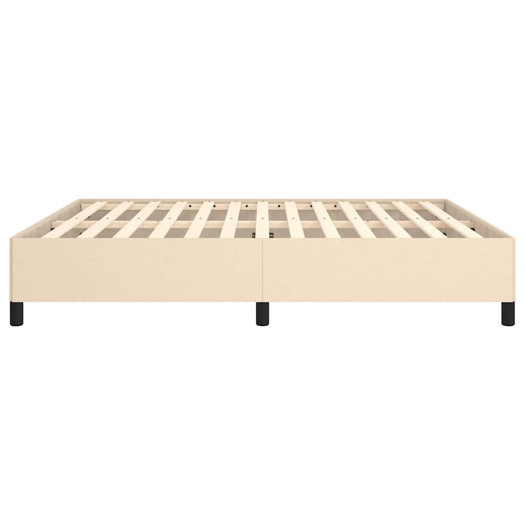 Giroletto senza Materasso Crema 160x200 cm in Tessuto
