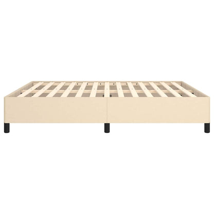 Giroletto senza Materasso Crema 160x200 cm in Tessuto