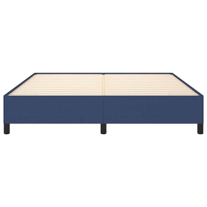 Giroletto senza Materasso Blu 160x200 cm in Tessuto