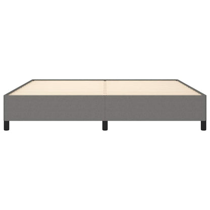 Giroletto senza Materasso Grigio Scuro 200x200 cm Tessuto