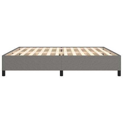 Giroletto senza Materasso Grigio Scuro 200x200 cm Tessuto - homemem39