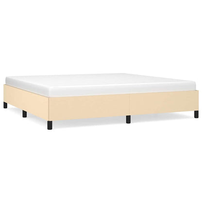 Giroletto senza Materasso Crema 200x200 cm in Tessuto