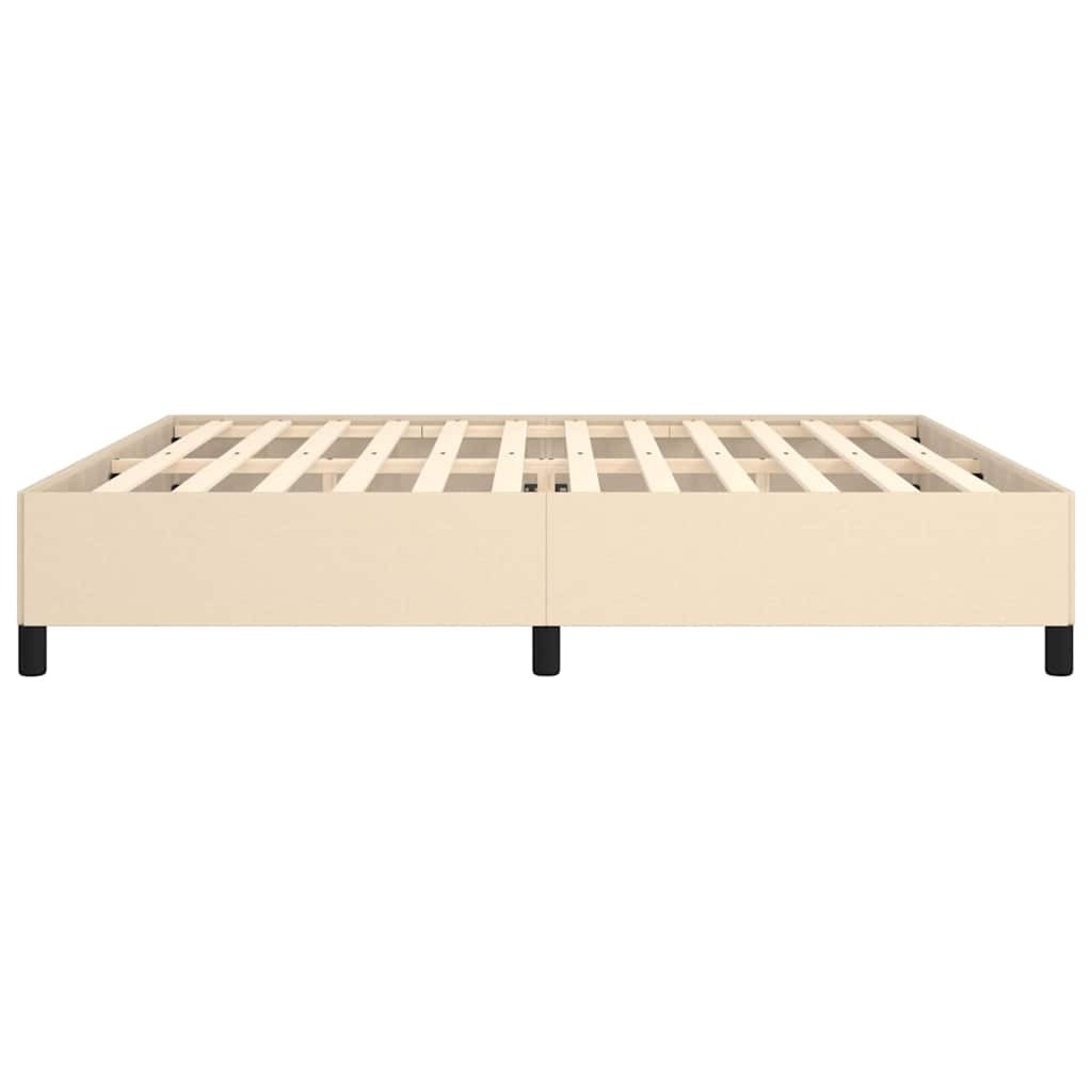 Giroletto senza Materasso Crema 200x200 cm in Tessuto