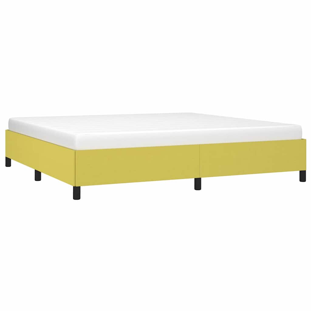 Giroletto senza Materasso Verde 200x200 cm in Tessuto