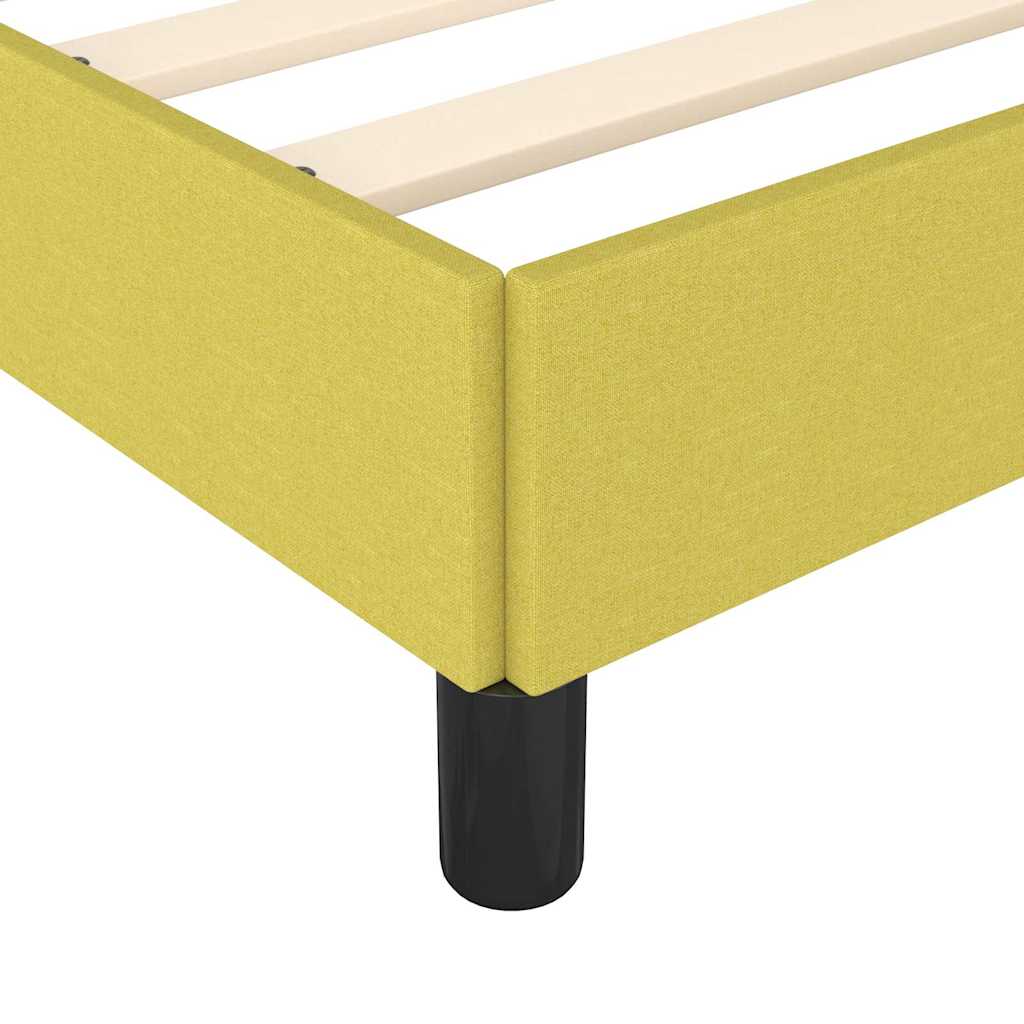 Giroletto senza Materasso Verde 200x200 cm in Tessuto