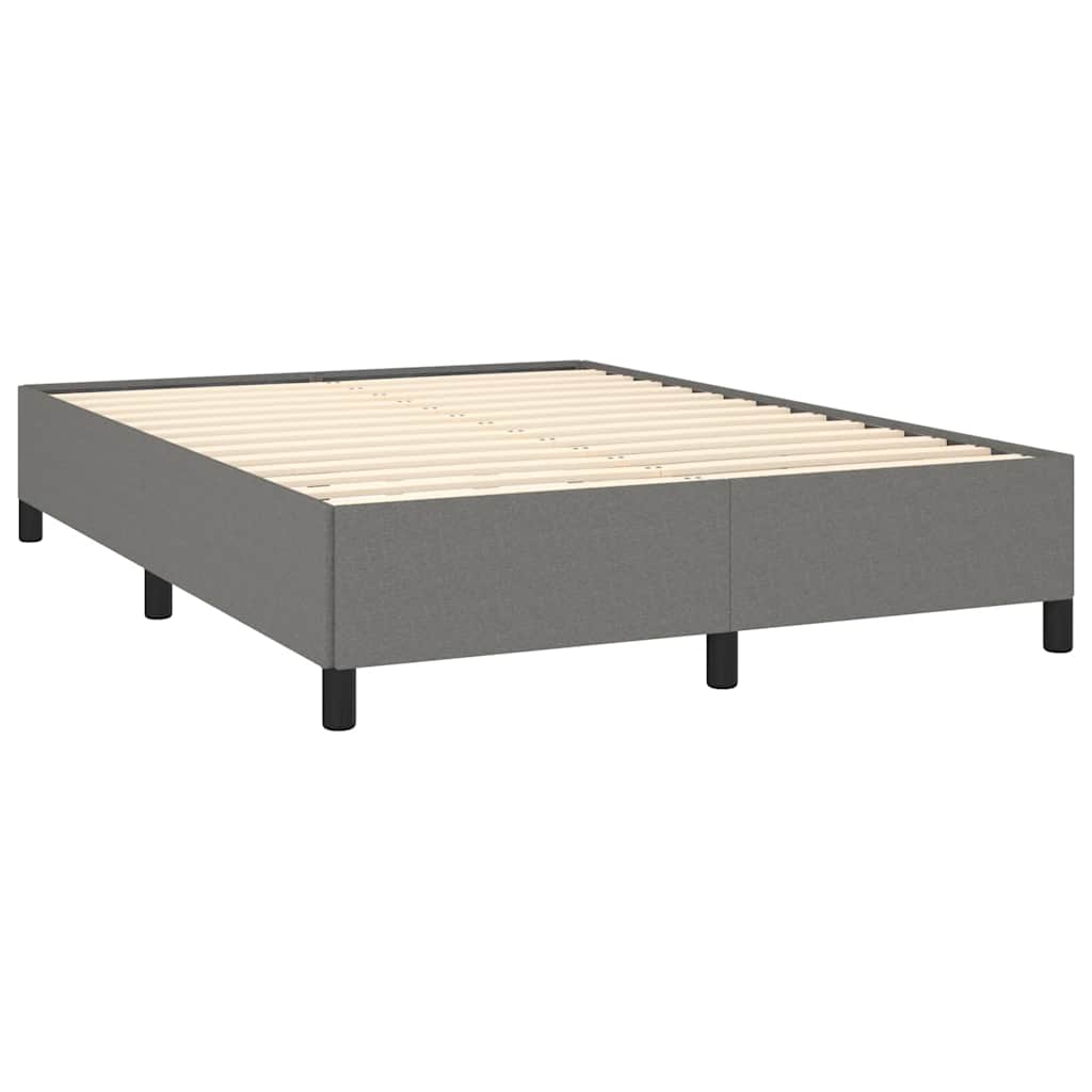 Struttura letto senza Materasso Grigio Scuro 137x190 cm in Tessuto | homemem39