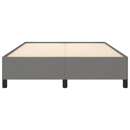 Struttura letto senza Materasso Grigio Scuro 137x190 cm in Tessuto | homemem39