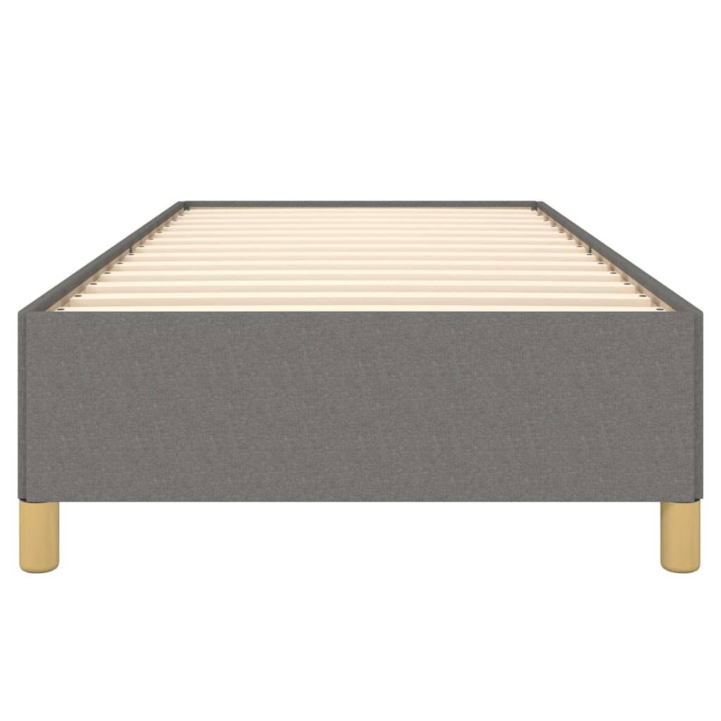 Giroletto senza Materasso Grigio Scuro 80x200 cm Tessuto
