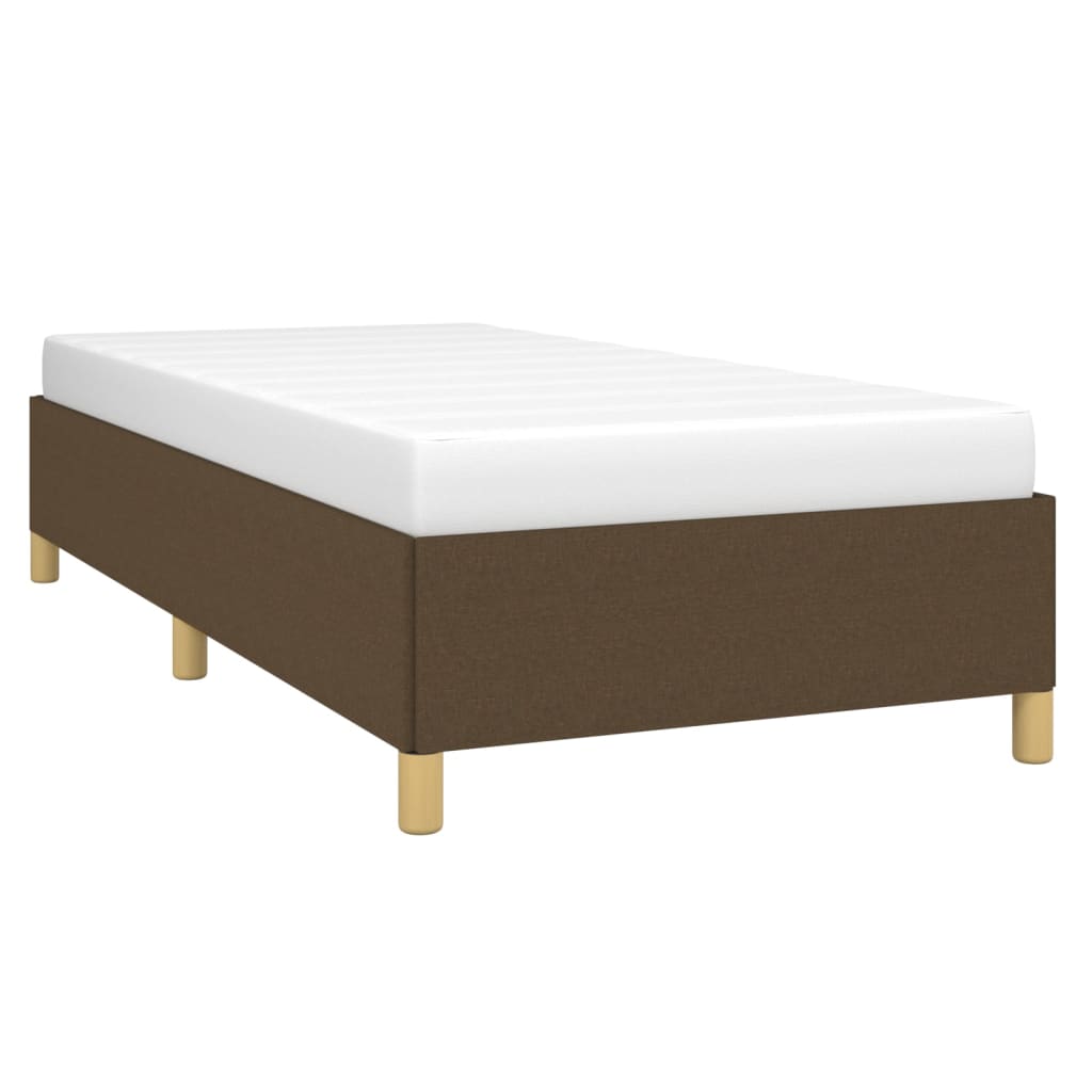 Giroletto senza Materasso Marrone Scuro 80x200 cm Tessuto | homemem39