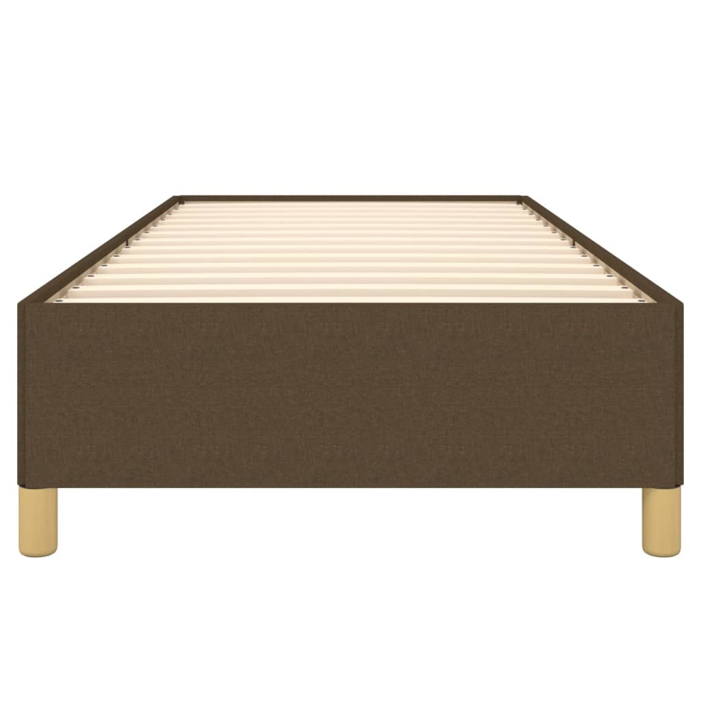 Giroletto senza Materasso Marrone Scuro 80x200 cm Tessuto | homemem39