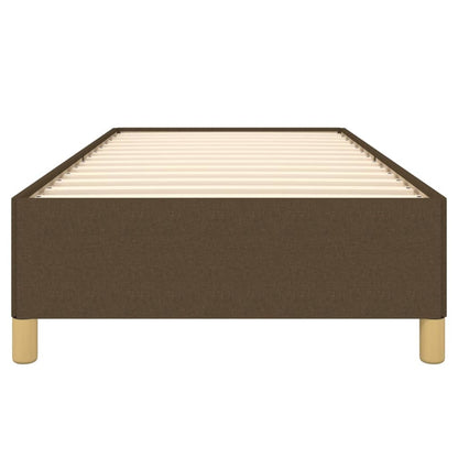 Giroletto senza Materasso Marrone Scuro 80x200 cm Tessuto | homemem39