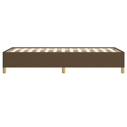 Giroletto senza Materasso Marrone Scuro 80x200 cm Tessuto | homemem39