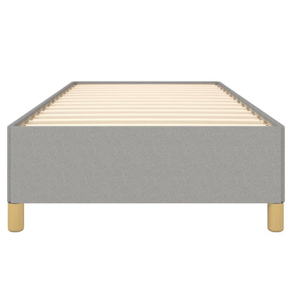 Giroletto senza Materasso Grigio Chiaro 90x190 cm Tessuto - homemem39