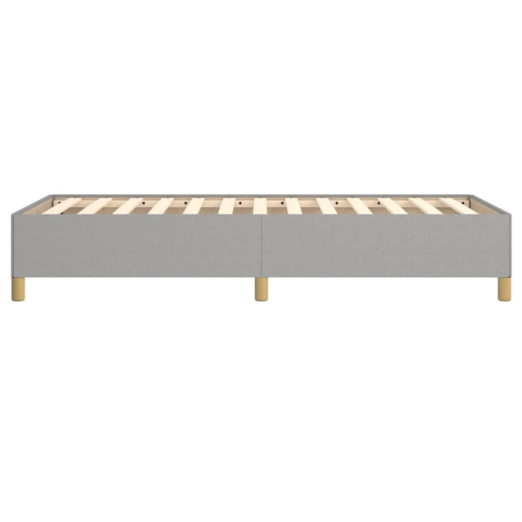 Giroletto senza Materasso Grigio Chiaro 90x190 cm Tessuto