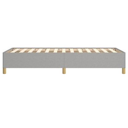 Giroletto senza Materasso Grigio Chiaro 90x190 cm Tessuto