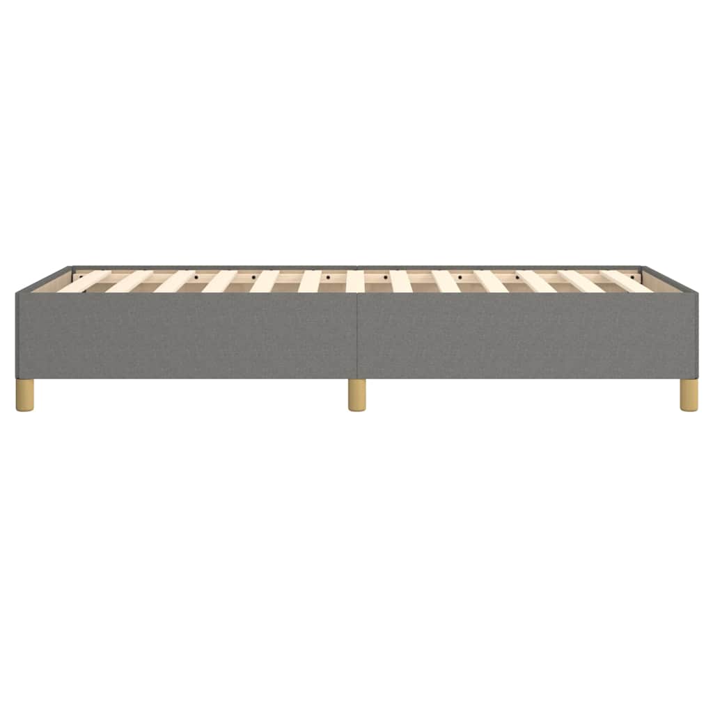 Giroletto senza Materasso Grigio Scuro 90x190 cm Tessuto