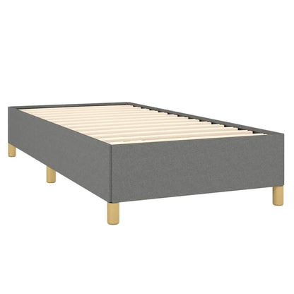 Giroletto senza Materasso Grigio Scuro 90x200 cm Tessuto