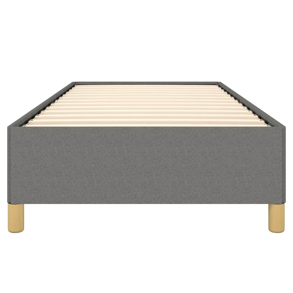 Giroletto senza Materasso Grigio Scuro 90x200 cm Tessuto