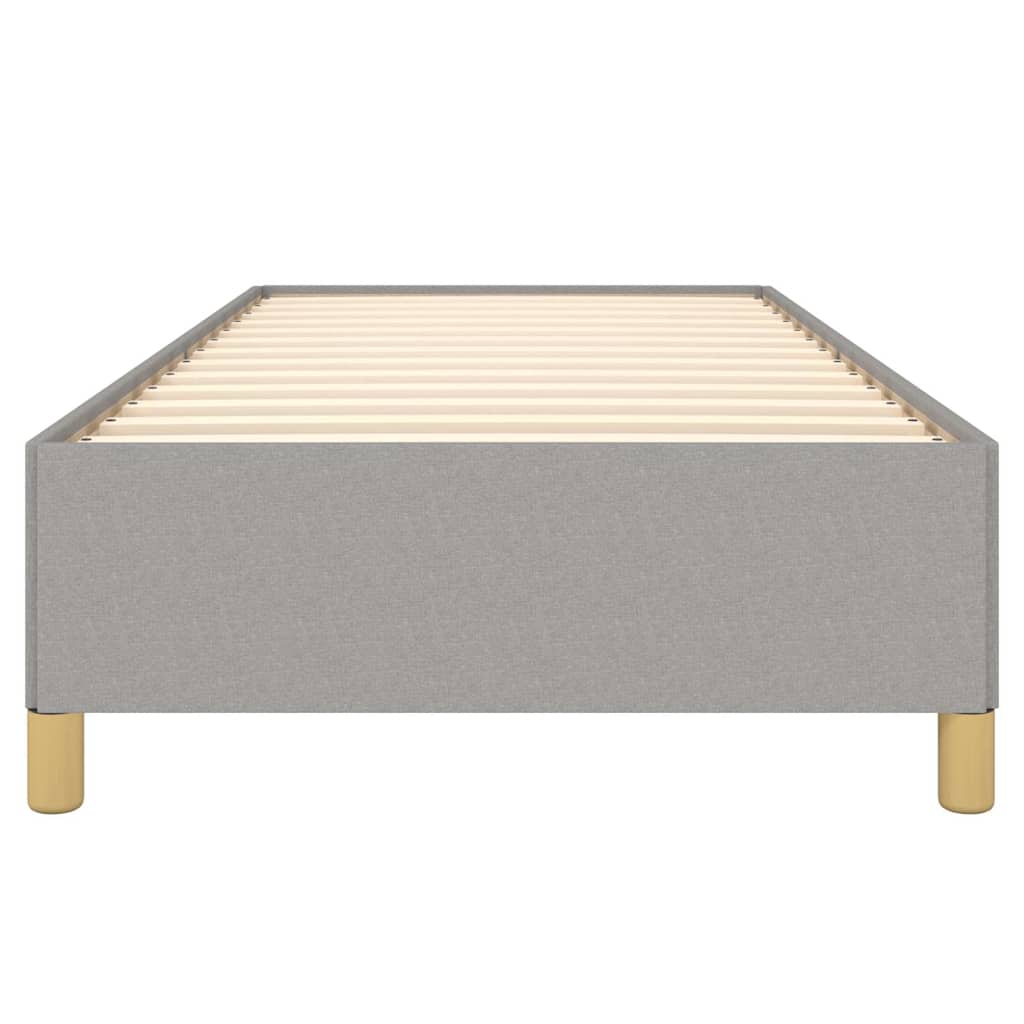 Giroletto senza Materasso Grigio Chiaro 100x200 cm Tessuto