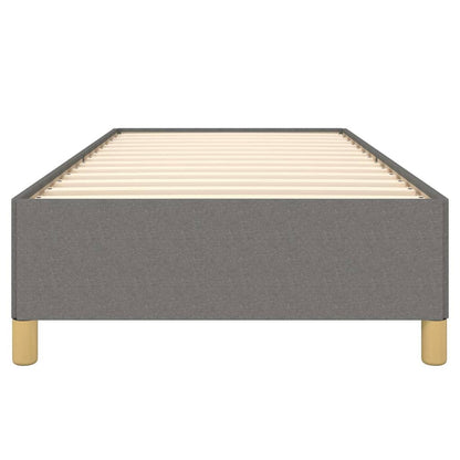 Giroletto senza Materasso Grigio Scuro 100x200 cm Tessuto