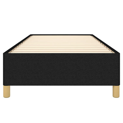 Giroletto senza Materasso Nero 100x200 cm in Tessuto | homemem39